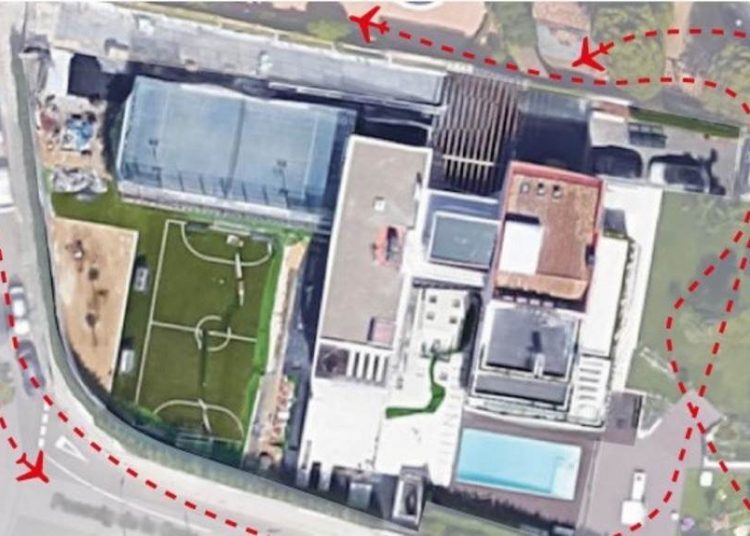 Nenhum avião pode voar por cima da casa de Messi em Barcelona | Foto: Reprodução/ Olé