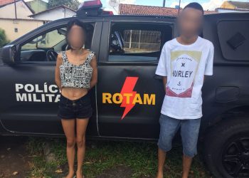 Marido e mulher foram presos pela Polícia Militar de Goiás (PMGO) nesta quarta-feira, 14 | Foto: Divulgação/PM