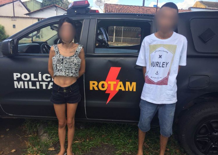 Marido e mulher foram presos pela Polícia Militar de Goiás (PMGO) nesta quarta-feira, 14 | Foto: Divulgação/PM