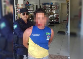 Homem tenta estuprar funcionária de farmácia é detido em Goiânia | Foto: Divulgação/GCM