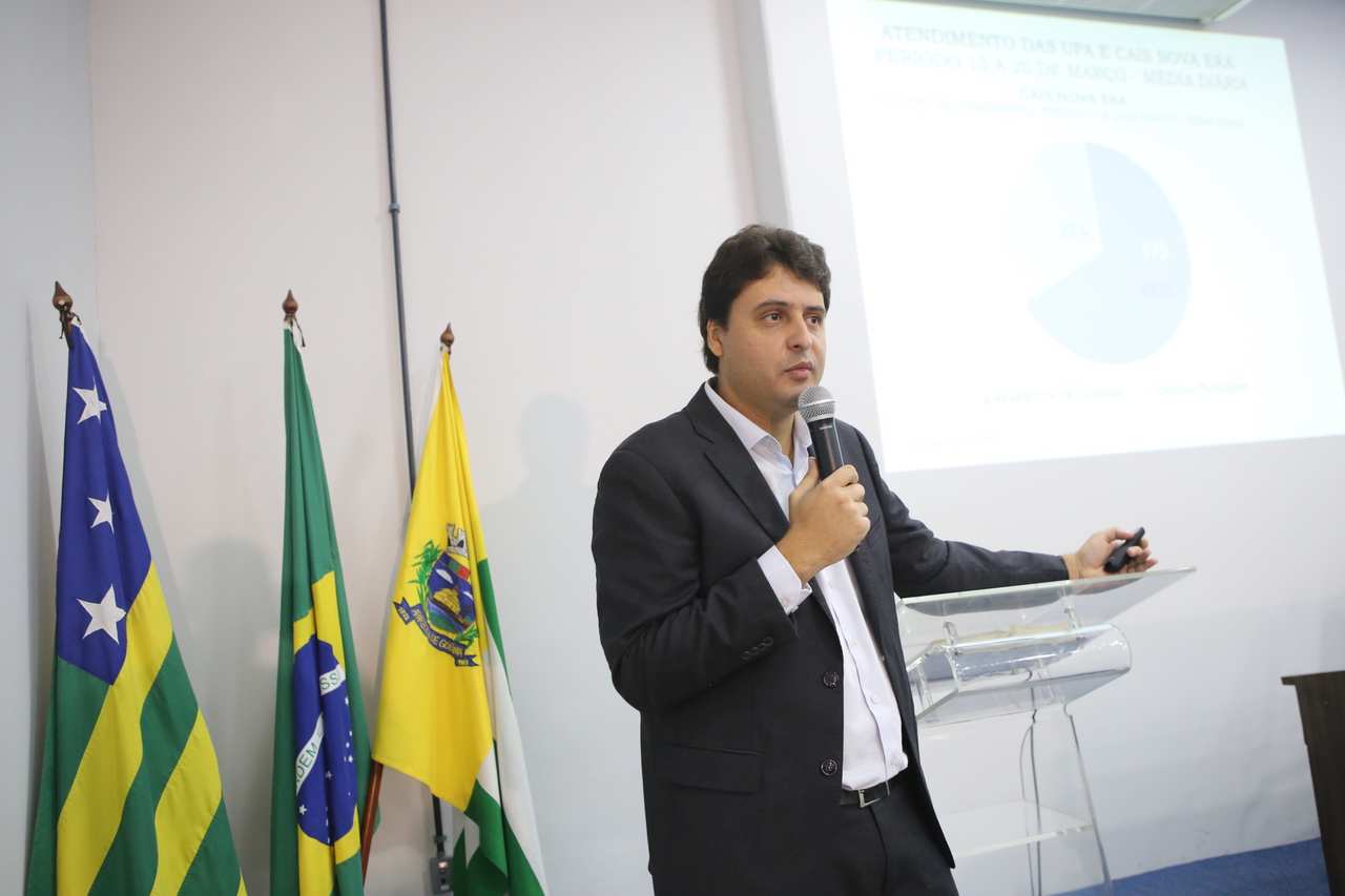 Secretario de Saúde de Aparecida de Goiânia, Alessandro Magalhães | Foto: Reprodução