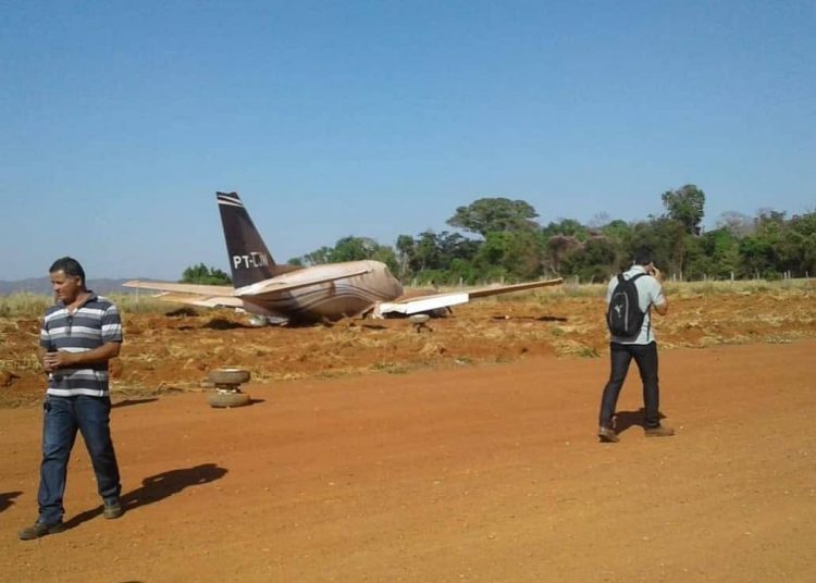 Avião que levava Daniel Vilela e comitiva cai em Itapaci | Foto: divulgação