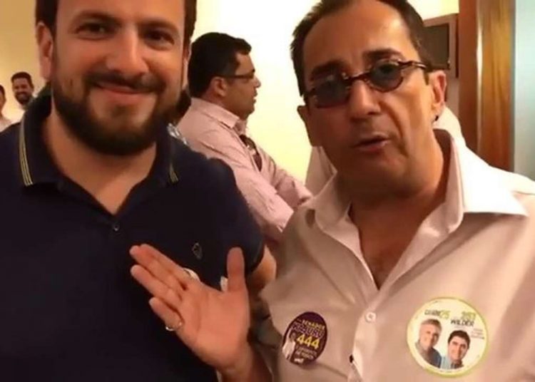 Jorge Kajuru gravou vídeo em que ele e seu correligionário Diogo Melo declaram apoio mútuo e adesão à campanha "Tostão Contra Milhão" | Foto: Divulgação