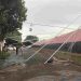 Alambrado do Centro de Treinamento do Atlético cai com as chuvas | Foto: divulgação