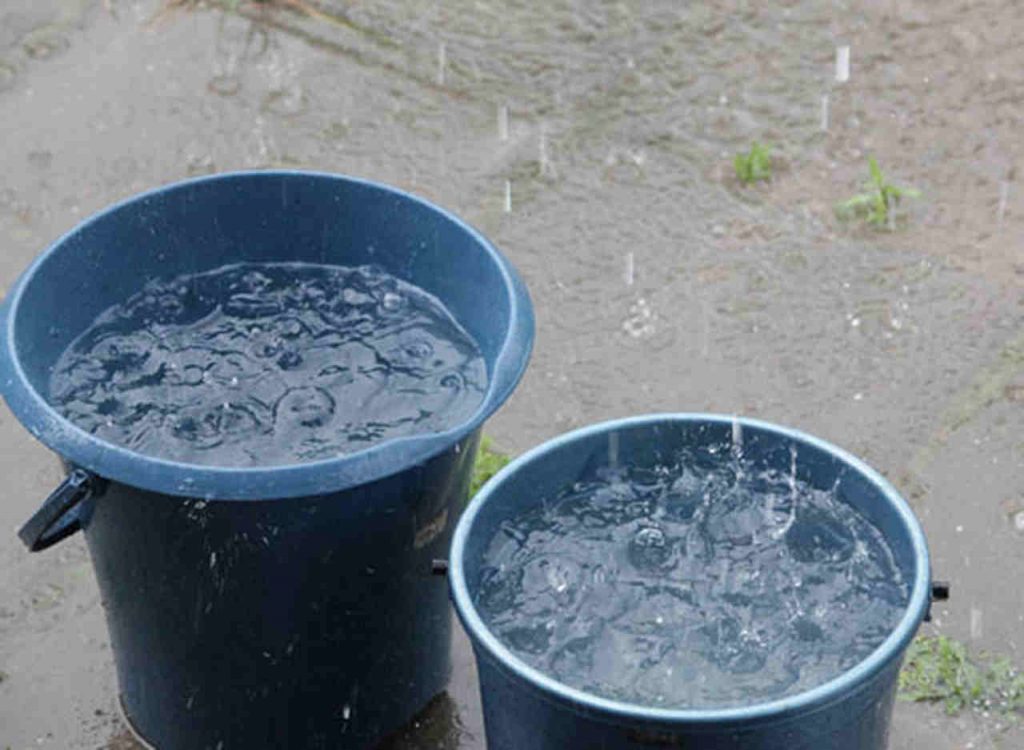 Presidiários do POG estão usando de baldes para captar água da chuva | Foto: Reprodução/ilustração