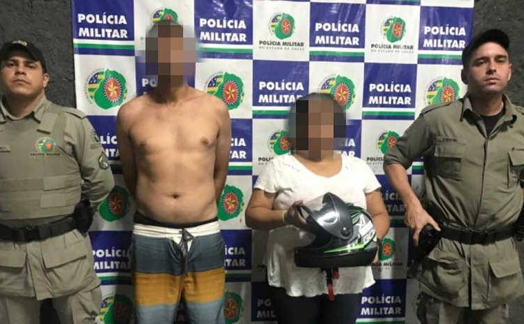 Após roubar 3 postos no Jardim América, casal é preso | Foto: Divulgação / PM