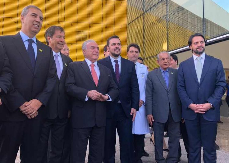 Com a presença do presidente Michel Temer, Hospital Municipal de Aparecida de Goiânia foi inaugurado nesta quarta-feira, 19 | Foto: Assessoria