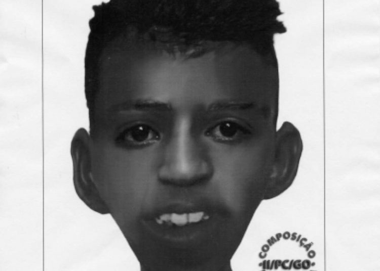 Composição facial do jovem encontrado morto em Aparecida, elaborada pela Polícia Civil, ajudou na identificação do corpo que estava no IML | Foto: divulgação