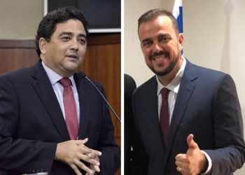 "Gustavo tem uma simpatia tremenda conosco e faz uma boa gestão em Aparecida", comentou Talles sobre uma possível aliança em 2020 | Foto: Montagem