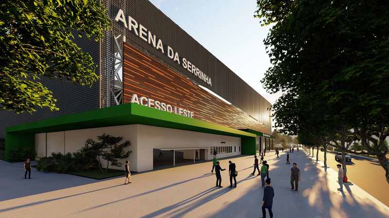 Projeto da nova Arena da Serrinha | Foto: Divulgação