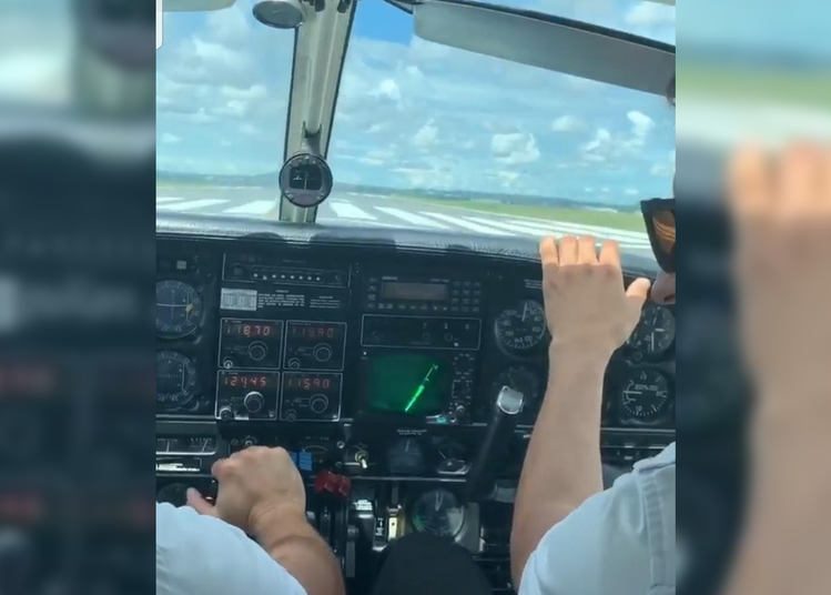 Motor de avião falha no ar durante viagem de Henrique e Jovair Arantes | Foto: Reprodução