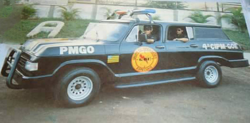 Viaturas antigas da PMGO: Chevrolet Veraneio | Foto: Reprodução