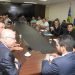 Professor Alcides, vice-governador e vereadores de Aparecida se reúnem no Palácio | Foto: Divulgação
