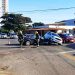 Carro foi parar embaixo do outro em 1 acidente no Jardim América, em Goiânia, na manhã desta sexta, 14
