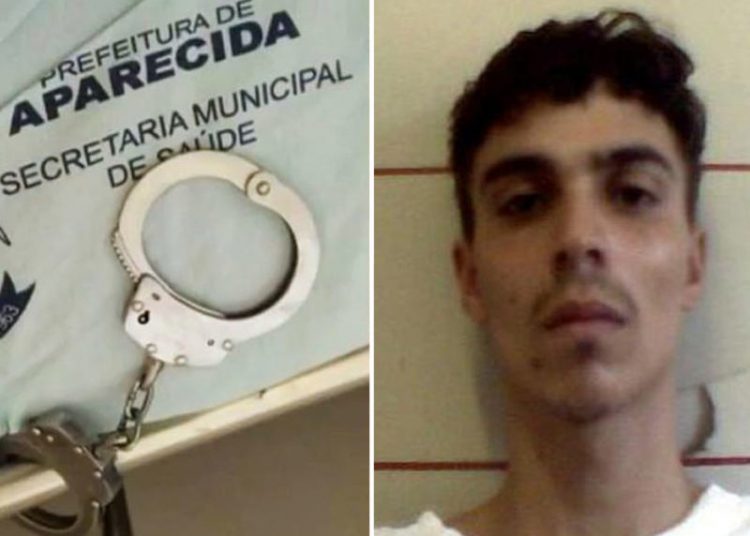 Detento foi internado na UPA Brasicon no dia 13, após passar mal na sua cela na Penitenciária Coronel Odenir Guimarães (POG) | Foto: Divulgação / PC