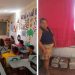 Voluntários doaram livros didáticos para uma escola em uma comunidade carente no aterro sanitário de Aparecida | Foto: Divulgação / Grupo Soma