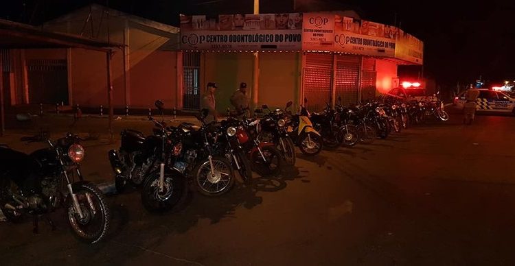 Deflagrada na última 4ª, 17, a ação visa tirar de circulação motos irregulares | Foto: Divulgação / PM