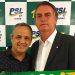 Presidente do PSL em Goiânia, Carlos Sulim, ao lado do presidente Jair Bolsonaro. Diretório organiza Encontro Nacional de Filiação do PSL em Goiânia | Foto: Reprodução