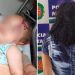 Bebê tem corte na cabeça após ser jogado no chão pela mãe em Goiânia | Foto: Divulgação / PM
