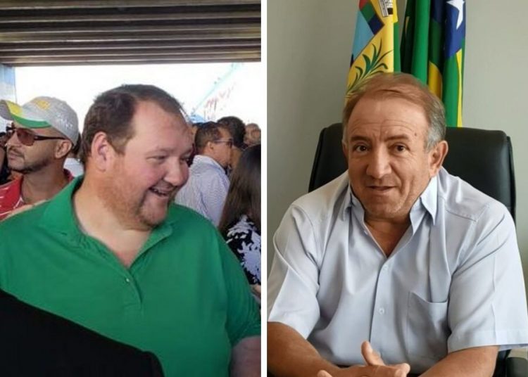 Secretário de Articulação Política, Tatá Teixeira, e o presidente da Câmara de Aparecida, Vilmar Mariano | Foto: Folha Z