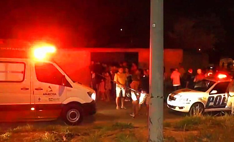 Ocorrência foi registrada em um bar no Bairro Independência, em Aparecida de Goiânia na noite dessa sexta, 27 | Foto: Leitor / FZ