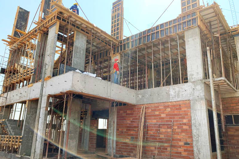 Construção da nova Câmara de Aparecida | Foto: Luciano Lima