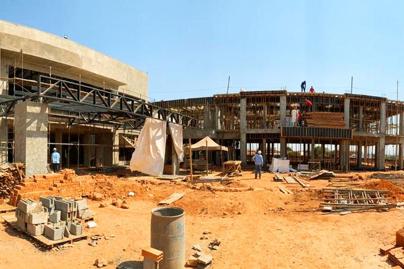 Construção da nova Câmara de Aparecida de Goiânia | Foto: Luciano Lima