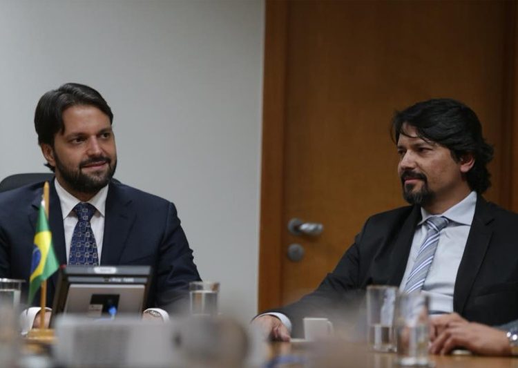 Adriano Baldy (à direita na imagem) deixa cargo na Prefeitura de Anápolis para ser secretário estadual de Cultura | Foto: Reprodução
