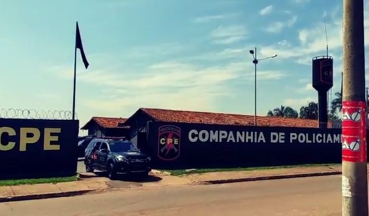 A Companhia de Policiamento Especializado (CPE) de Aparecida de Goiânia fica no Residencial Garavelo Parque | Foto: Reprodução