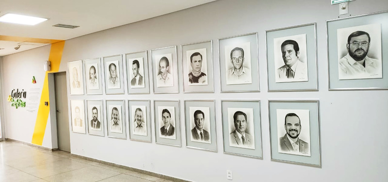 Galeria terá retratos de todos os prefeitos de Aparecida no Paço Municipal | Foto: Folha Z
