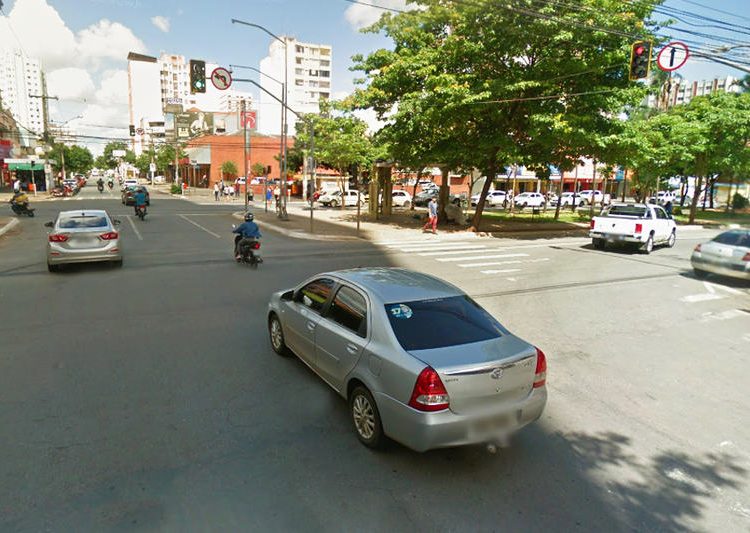 Mudança no trânsito de Goiânia afeta fluxo no Centro | Foto: Google Maps