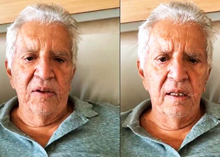 Quadro de infecção generalizada leva Carlos Alberto de Nóbrega para o Hospital Sírio Libanês, em São Paulo | Foto: Reprodução / Instagram