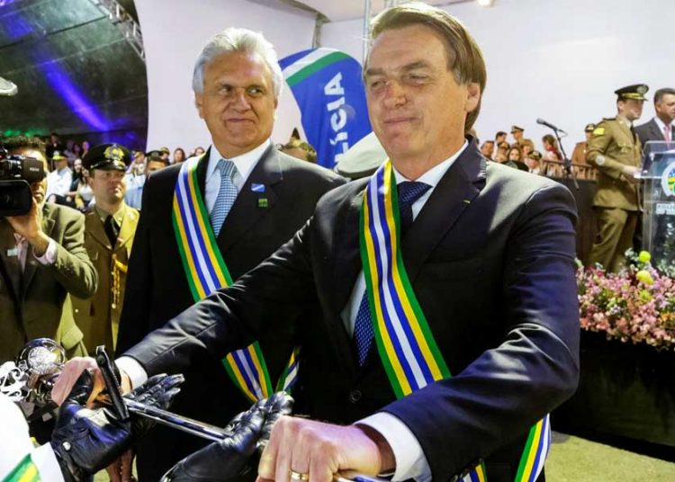 Ronaldo Caiado e Jair Bolsonaro | Foto: Isac Nóbrega/PR