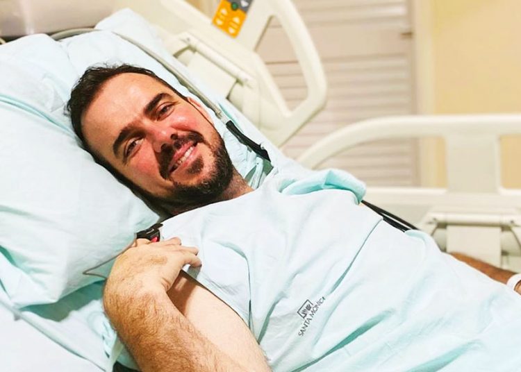 Identificada trombose venosa, Gustavo Mendanha recebe tratamento na UTI | Foto: Reprodução / Instagram