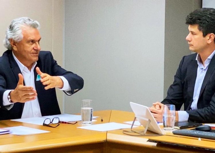 Governador Ronaldo Caiado e o presidente do BNDES Gustavo Montezano | Foto: Divulgação