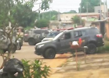Confronto deixa 1 morto no Parque Veiga Jardim, em Aparecida | Foto: Leitor/FZ
