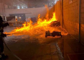 incêndio fábrica álcool Aparecida