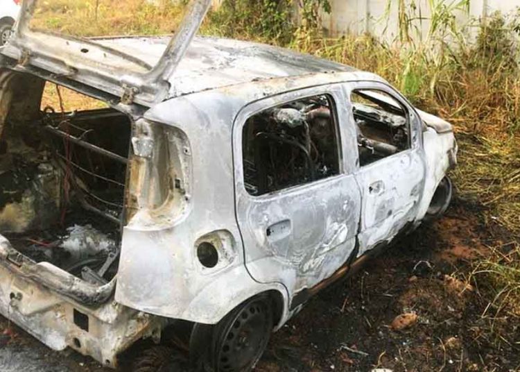 Segundo a PM, autores de roubo de carro de aplicativo também são responsáveis por matar e colocar fogo em corpo de homem em Goiânia | Foto: Divulgação/PM-GO
