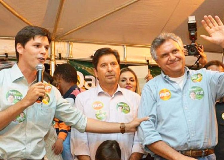 Daniel Vilela, Maguito Vilela e Ronaldo Caiado | Foto: Reprodução