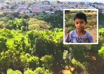 Danilo de Souza Silva, de 7 anos, teria sido morto afogado em uma poça de lama, no setor Parque Santa Rita, em Goiânia | Foto: Reprodução