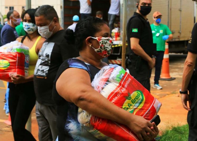 Nova distribuição de cestas básicas começa por Aparecida de Goiânia | Foto: Divulgação/Governo de Goiás
