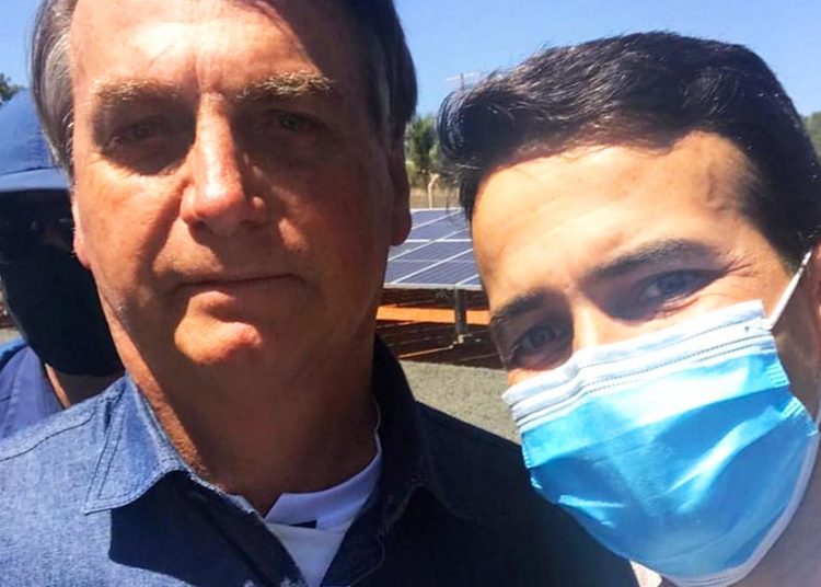 Max Menezes e Jair Bolsonaro | Foto: Reprodução/Instagram