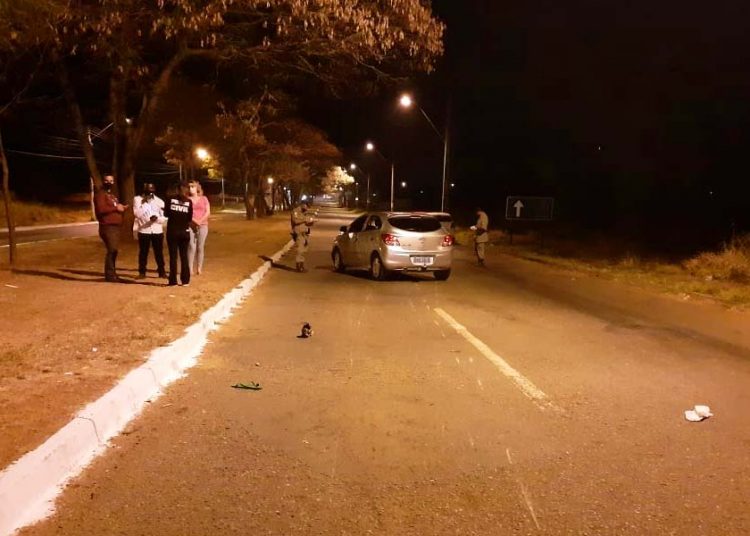 Motociclista perde o controle da direção e morre em acidente na Avenida Rio Verde, em frente à Cidade Empresarial | Foto: Divulgação/DICT