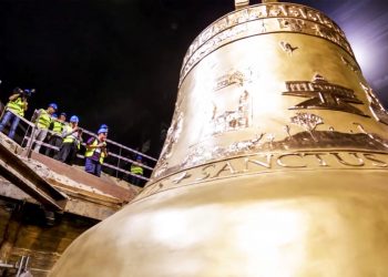 Basílica do Divino Pai Eterno, em Trindade, terá maior sino do mundo, ao custo de R$ 6 milhões | Foto: Divulgação/Afipe
