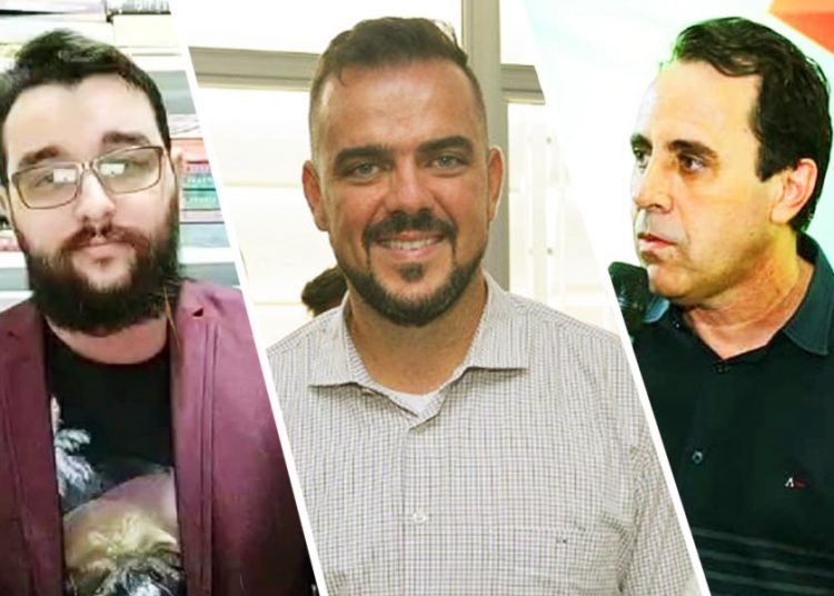 Aparecida tem 3 pré-candidatos a prefeito: Bruno Felipe Gustavo Mendanha e Veter Martins | Foto: Montagem/FZ