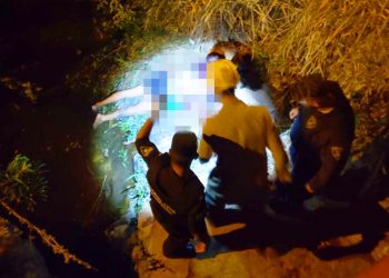 Ciclista caiu de altura de 4 m em Aparecida após se desequilibrar em ponte | Foto: Leitor/ FZ