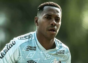 Robinho foi condenado em 1ª instância por estupro na Itália | Foto: Ivan Storti/Santos FC
