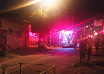 Ocorrência no Jd. Tiradentes terminou com 2 homens assassinados | Foto: Leitor/FZ