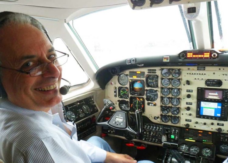 Jornalista e piloto William Waack | Foto: Arquivo Pessoal