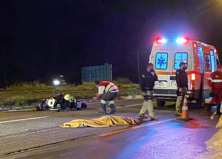 BR-153: Garupa de motociclista morre em acidente no Rosa dos Ventos | Foto: Leitor/FZ